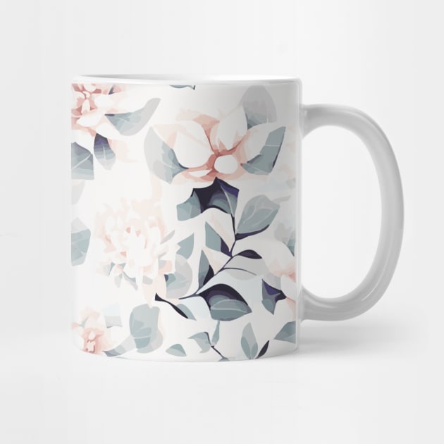 Floral Pattern Polygon style: Petal Polyhedron Beauty by FLRW